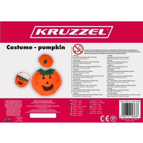 Græskarkostume til børn - Halloween 135