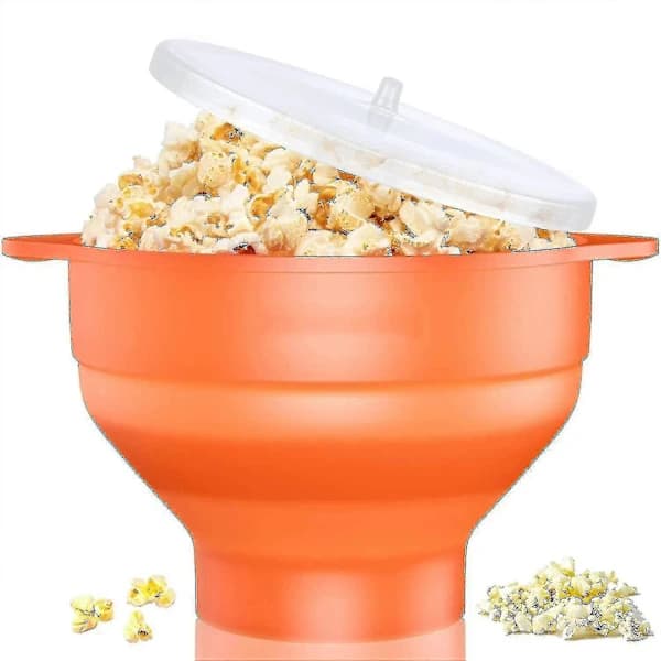 Popcornmaskin, Mikrovågssäker, Popcorn Maker i Silikon och Diskmaskinssäker