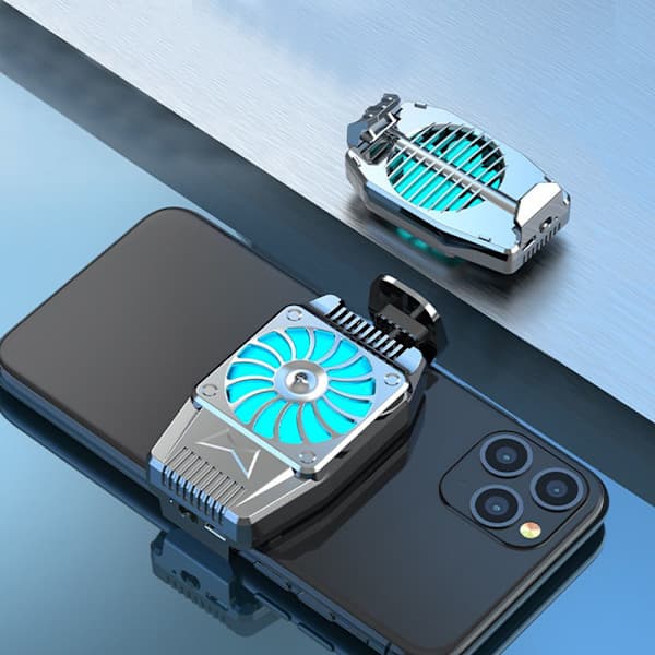 Universal Mini Mobiltelefon Køleblæser SORT sort