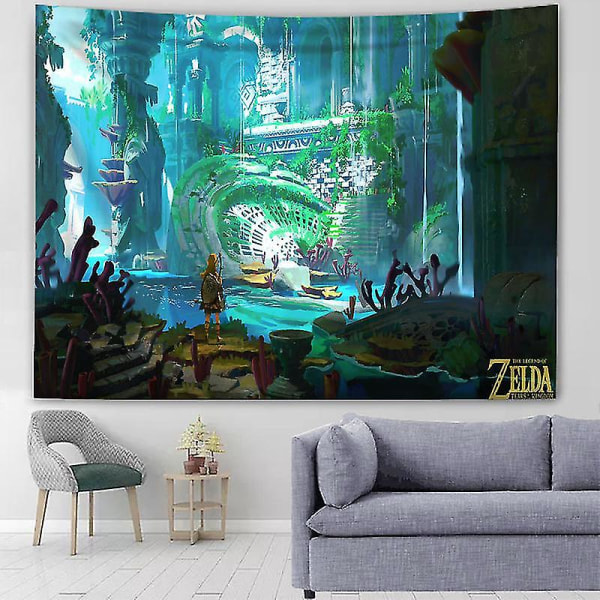 Zelda Tears Of the Kingdom Hd Canvas Poster Konst Dekorativ målning Målning för hem i sovrummet 150cm*100cm 11