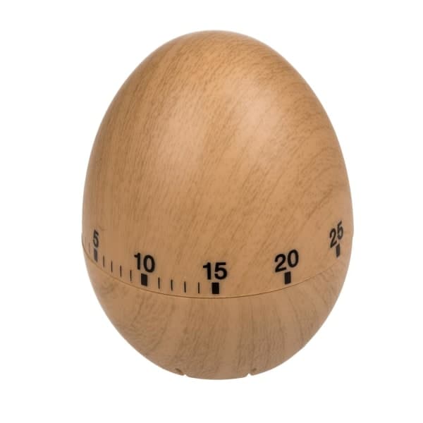 /Hc/Æggeur / Timer / Køkkenur - Æg - Ur Træ