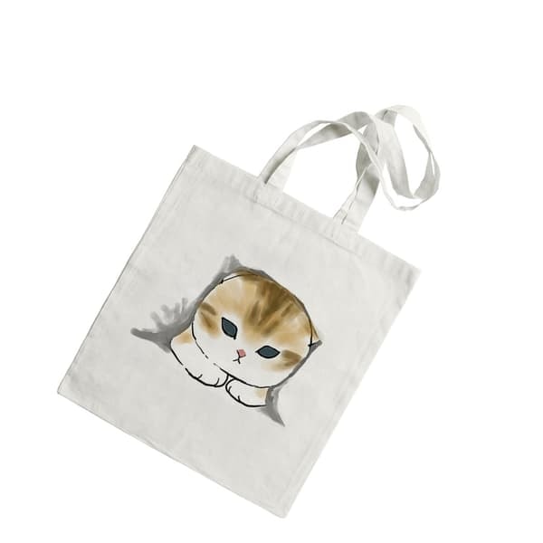 [NT]Multifunktionelle Shoppingtasker Tote Bags katte mønster