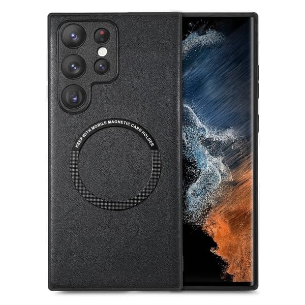 [NT] Magnetiskt Mobilskal i Konstläder för Samsung Galaxy S24
