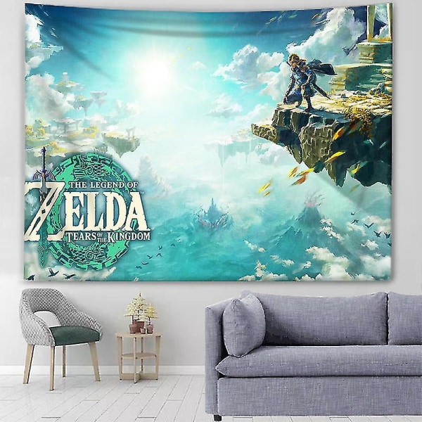 Zelda Tears Of the Kingdom Hd Canvas Poster Konst Dekorativ målning Målning för hem i sovrummet 150cm*100cm 5