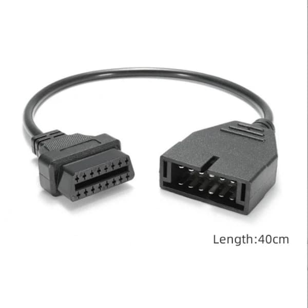 Obdii Obd2 Auto Diagnostisk Stik Adapter Kabel