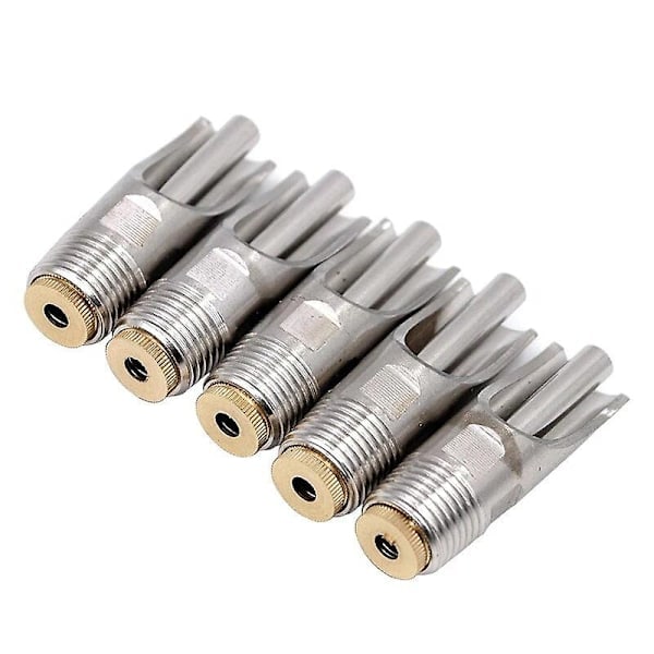 5 st tjockt rostfritt stål grisvattennippel 1/2 tum gris automatisk vattendricknippel huvud gårdsbevattningstillbehör 0 Nipples_ NN