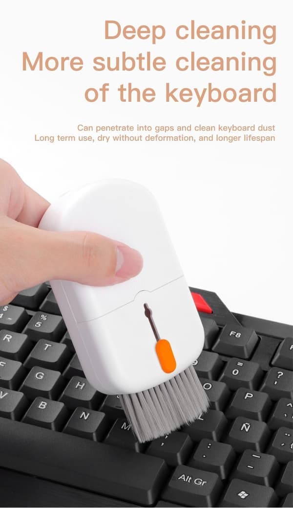 Professional Electronics Cleaning Kit | Brushes & Tools for Screens, Keyboards & Mobiles