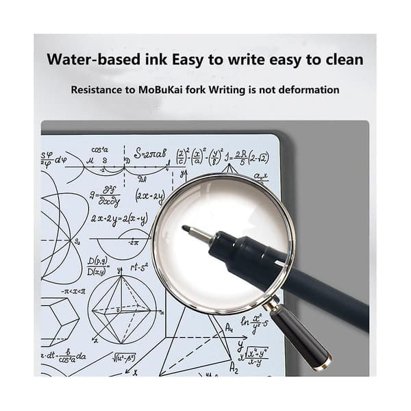 Viskbar Lille Whiteboard A5 Notesbog Læder Bærbar Kladdehæfte Skrivebord Notepad Lea