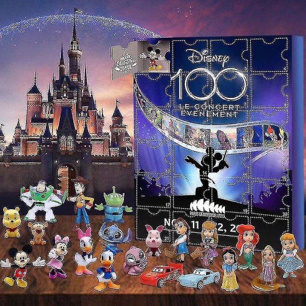 2023 Ny 2023 jul adventskalender Leksak Disney Mickey Minnie Blind Box Juguetes Advent Surprise Leksaker för barn Presenter Style 1