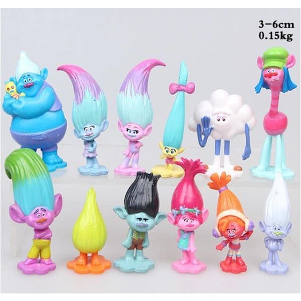 12 stk. Trollfigurer julegaver