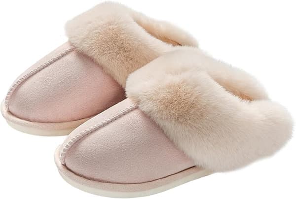 Damtofflor - Mjuka tofflor med memory foam - Varma inneskor