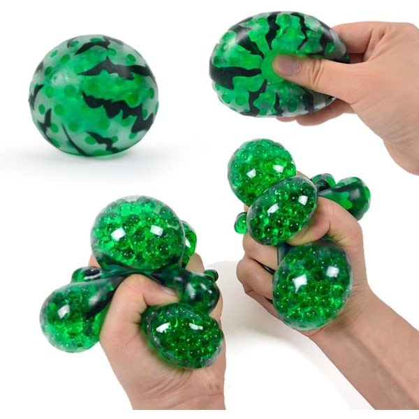 1 stk. Vandmelon Klemmebolde Mini Sjove Fidget Sensoriske Knibe Stræk Vandmelon Legetøj Angstlindring Klem Squishy