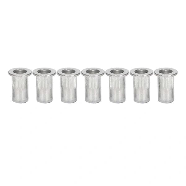 M5 Aluminium Flat Hode Nitmutter Innsettingsmuttere Silverton 60stk