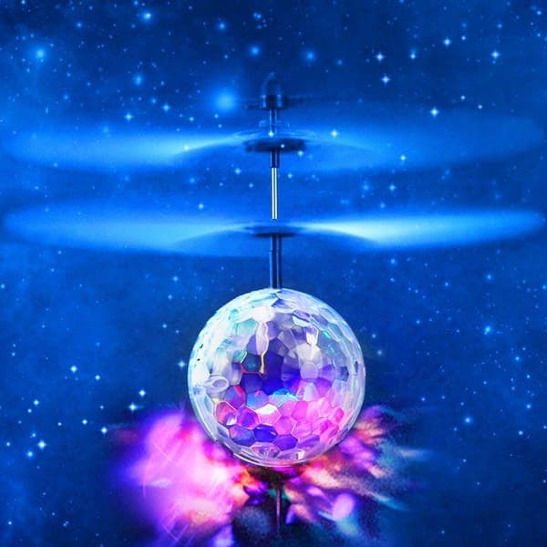 {NT}Flygende UFO-ball / Helikopter du styrer med luften - 7 farger