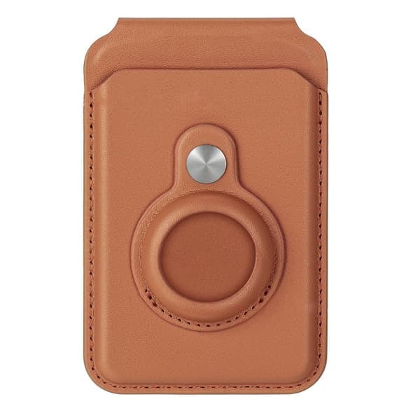 [NT] Magsafe Tracker -lompakko: Nahkainen korttikotelo AirTag-paikalla