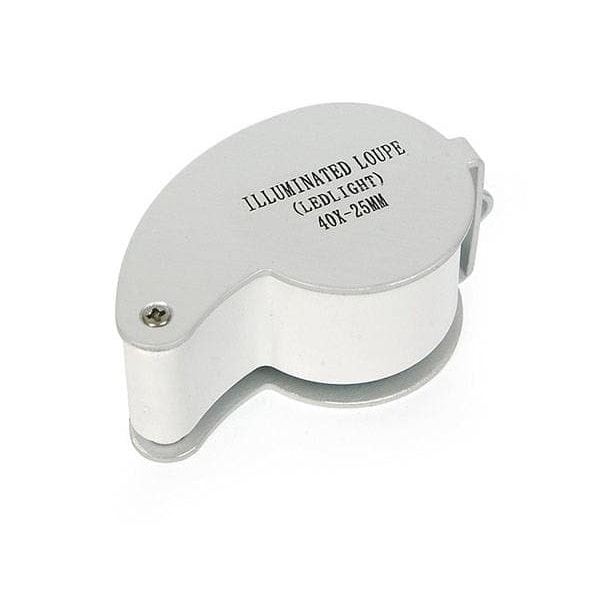 [NT] Lupp / Förstoringsglas - 40x Förstoring & LED-lampa