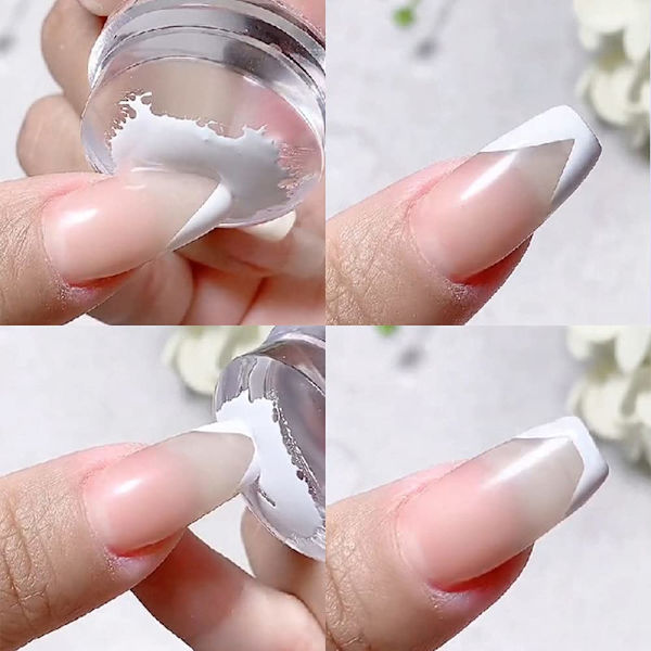 Nail Art Stamper Silicone White 32