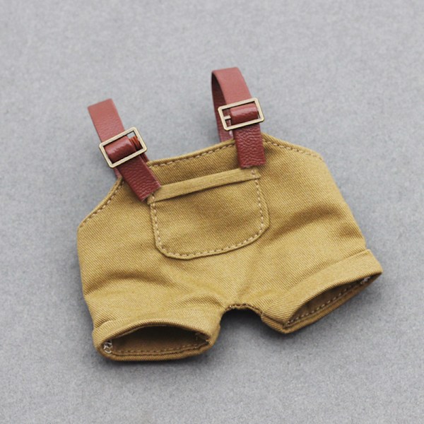 /NC/labubu Pehmolelu Labubu-nukke asut 17CM denim haalarit nukeille 5