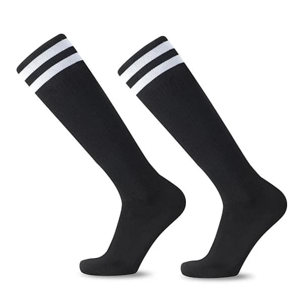 Fodboldstrømper Sportsstrømper HVID&SORT white&black