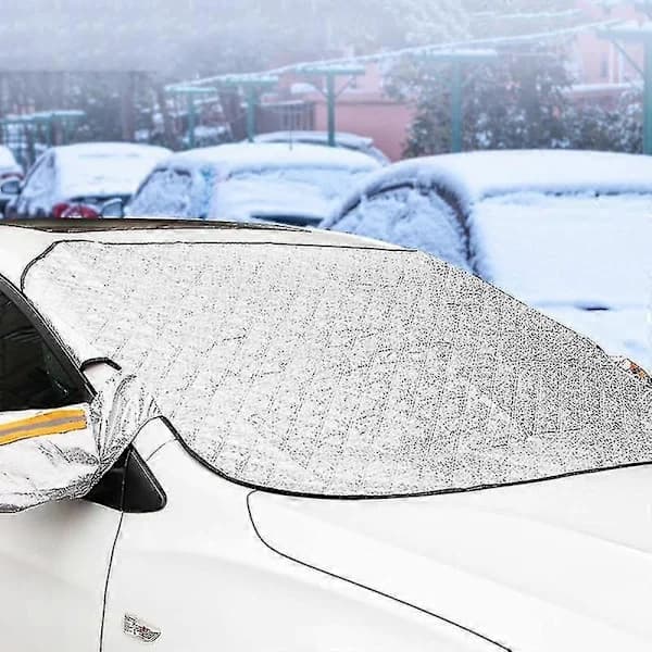Bilfrontrutebeskyttelse mot snø, vanntett tykt beskyttelse