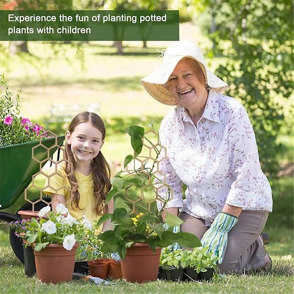 3 stk. trægitre til klatreplanter, espalier til klatreplanter, havegittersespalier