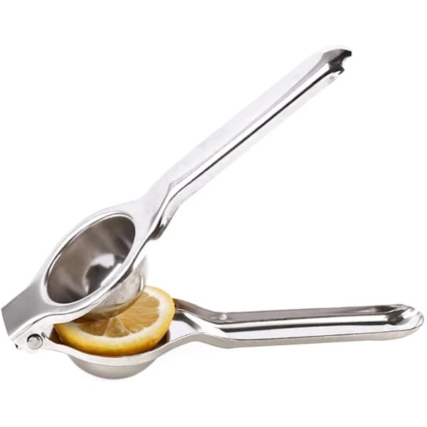 Citronpress - Rostfritt stål - Manuell apelsinpress (silver)