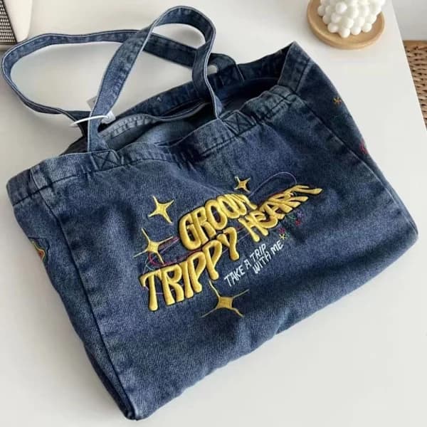 Skuldertasker Denimtaske 2 2 2