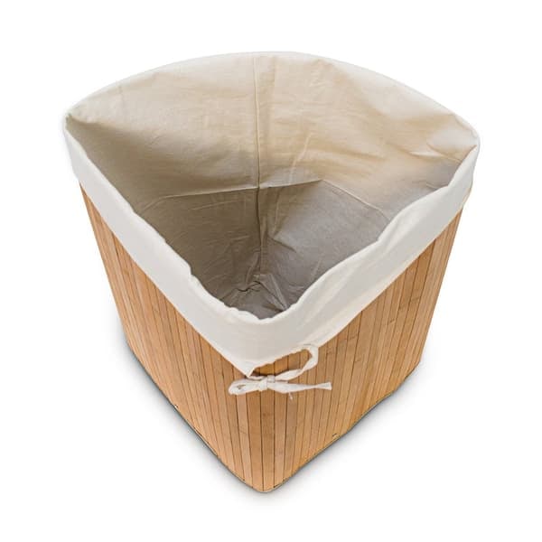 Tvättkorg hörn bambu