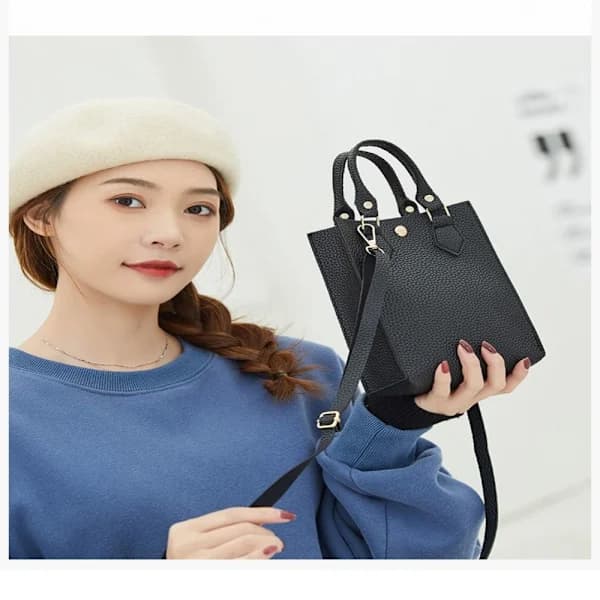 Bucket Bag Mobil Taske SORT Sort