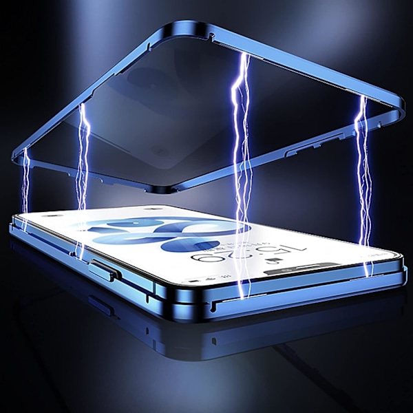 Sekretessfodral dubbelt för iPhone 15 Pro Max blått blue