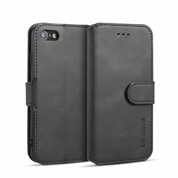 [NT] iPhone 7/8 mobilveske PU-lær Svart