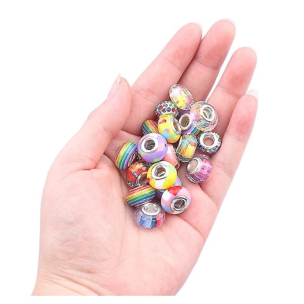 Berlockarmbandstillverkningssats gör-det-själv hantverk smycken set för barn flickor tonåringar Purple