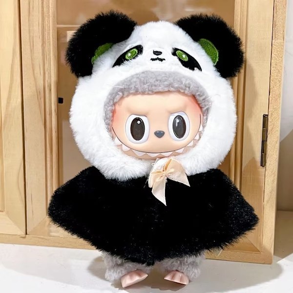 /NC/nya Labubu Kläder Lyx 17cm Designers Bubble Mart Labubu Vinyl Docka Tillbehör Kostym Dockkläder #8