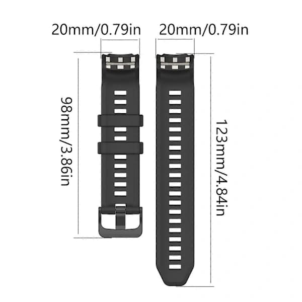 Erstatningsarmbånd Justerbart Armbånd for Instinct 2S Smartwatch Tilbehør_tfrf