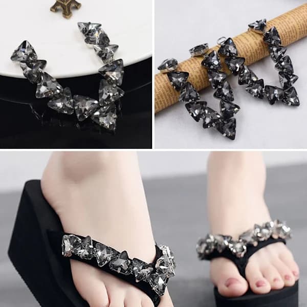 Krystall Sandal Kjede Bikini Koblinger 7 7