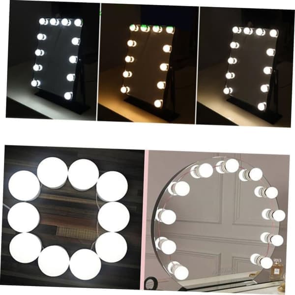 10 LED-lamper til makeup-spejl - LED-lys til makeup-spejl