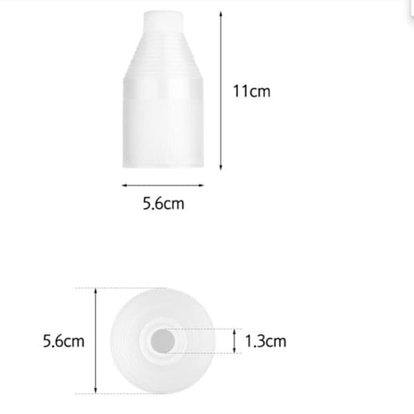 Paraply vanntett deksel Transparent deksel DIAMETER Diameter 6,6 cm