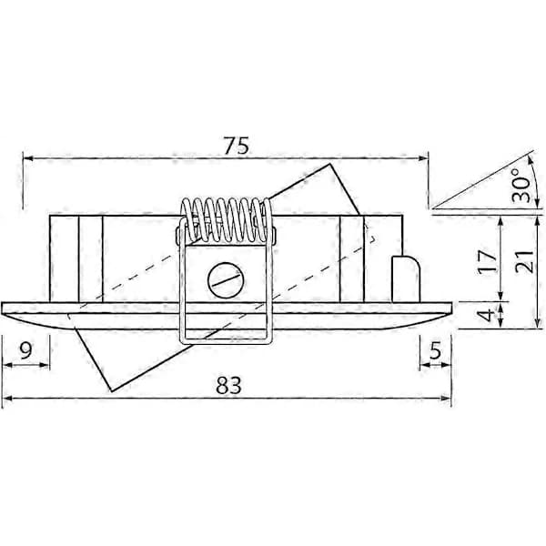 NA/12x Justerbar Downlight GU10 Infälld Vit