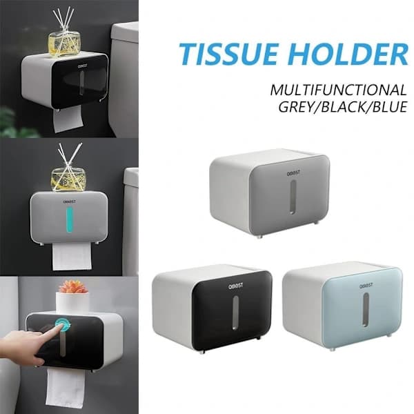 WC-paperiteline Box Tissue Storage Box SININEN Sininen