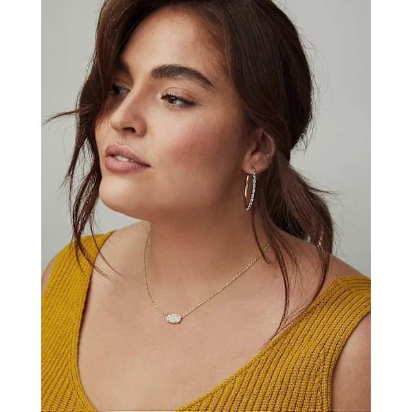 Halsband med berlock för kvinnor, modeaccessoar, 14k guldpläterat