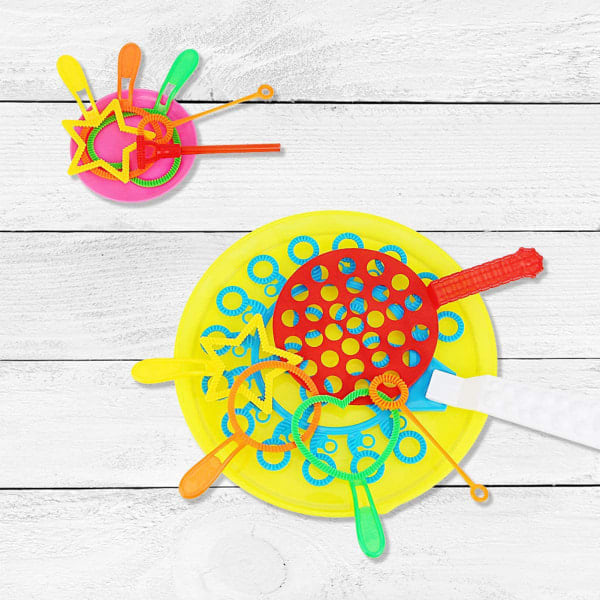 [NT] Plast Bubble Maker Sæt Bubble Party Favoriserer Gaver Udendørs Have Bubble Legetøj 15 i 1