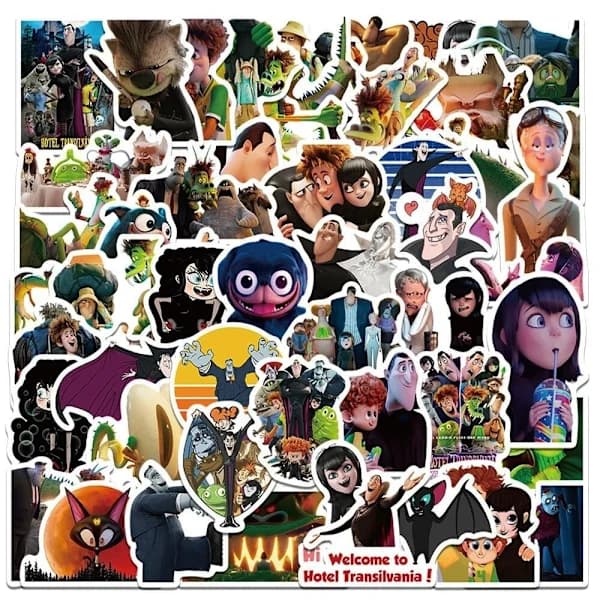 60 kpl Hotel Transylvania -elokuva Mavis Dracula Jonathan Graffititarroja