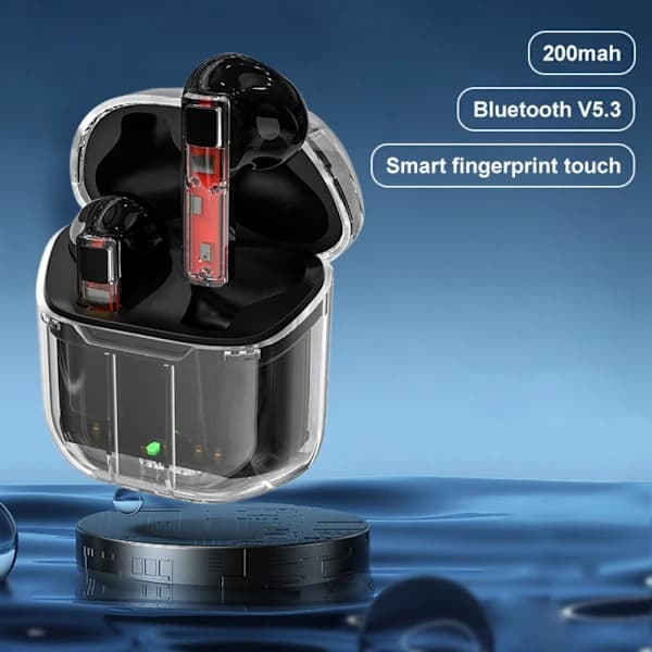 Bluetooth Headset Trådløse høretelefoner SORT sort