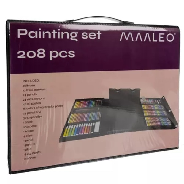 Målesæt i en kuffert - 208 stk. Maaleo 21645