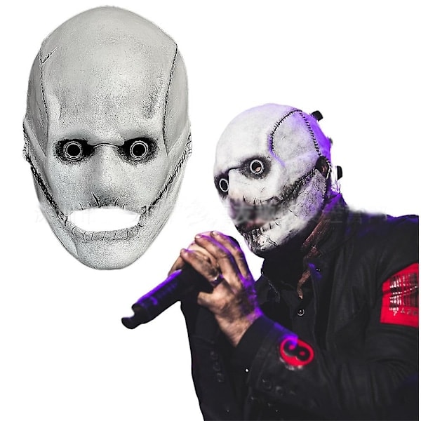 Slipknot Corey Taylor Maske Dj Cosplay Horror Latex Lang/Kort Maske Halloween Karneval Maskerade Festrekvisitter Gaver