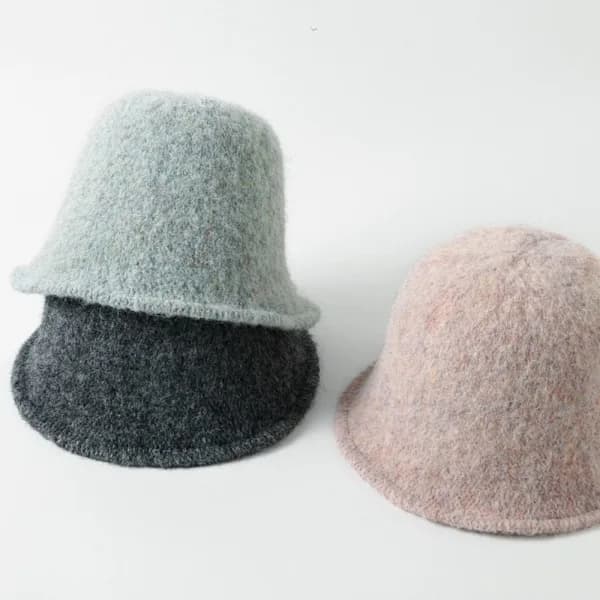 Dame Bucket Hat Kasket BEIGE Beige