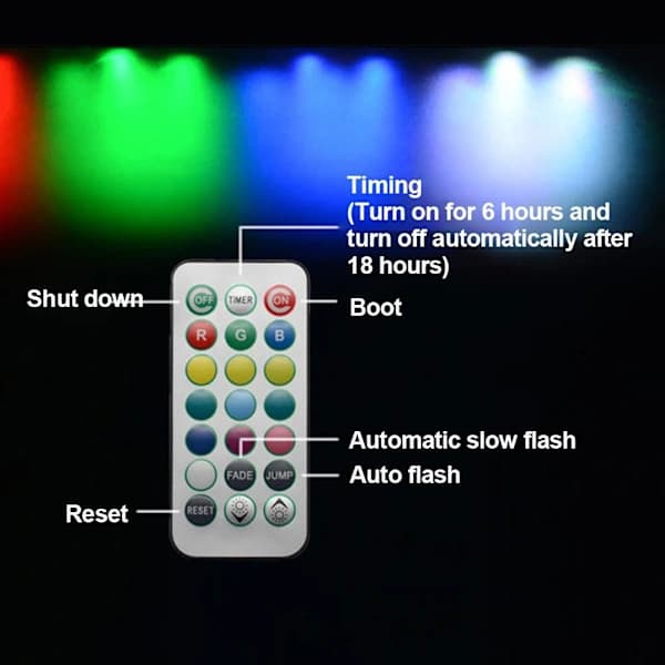 40 cm lysende LED-bold oppustelig PVC-ballon