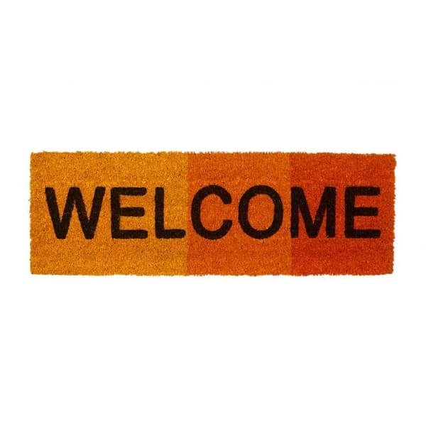 Kookoskuituinen kapea ovimatto ”Welcome”_NN