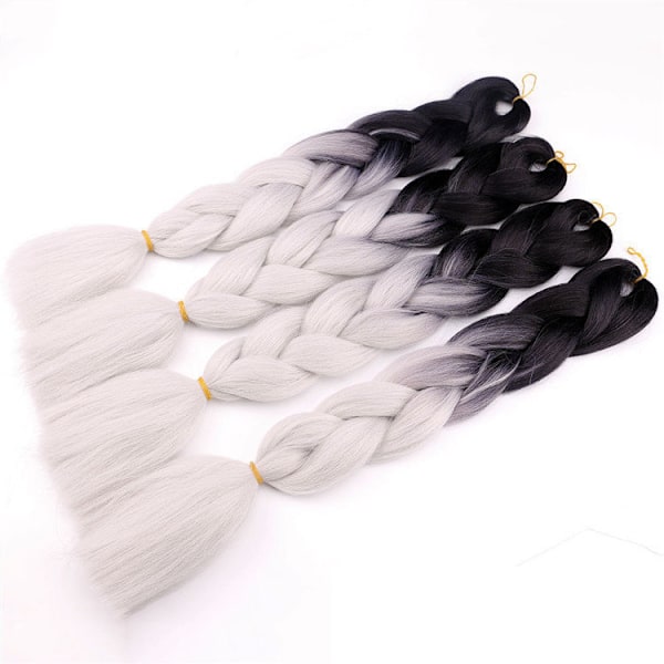 Jumbo fletter, Ombre fletter, Rasta fletter - 24 farger Jumbo - 15