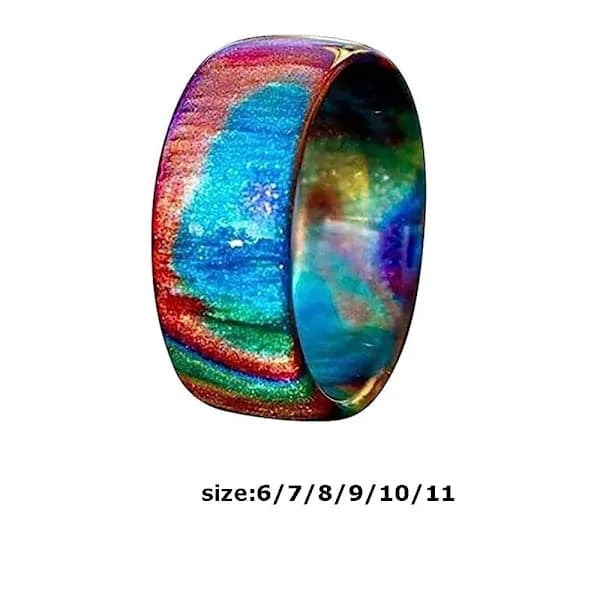 2 stk. Sky Star Ringe Syvfarvet Ring 9 9
